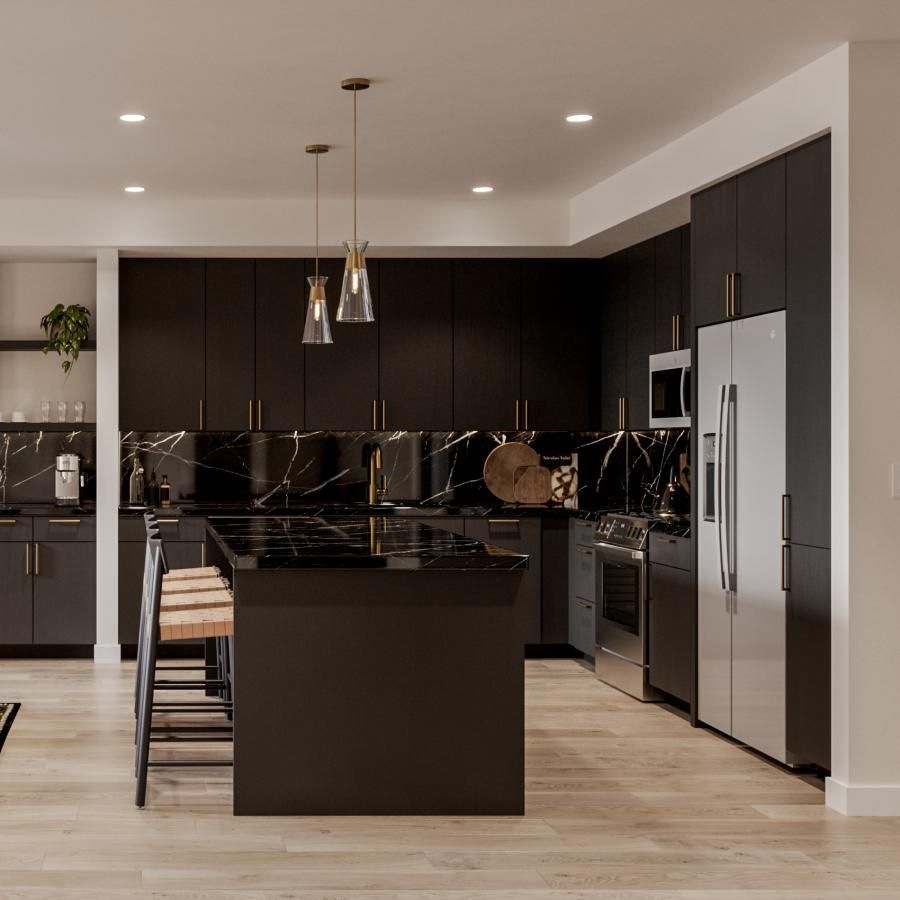 open concept living areas with natural lighting
